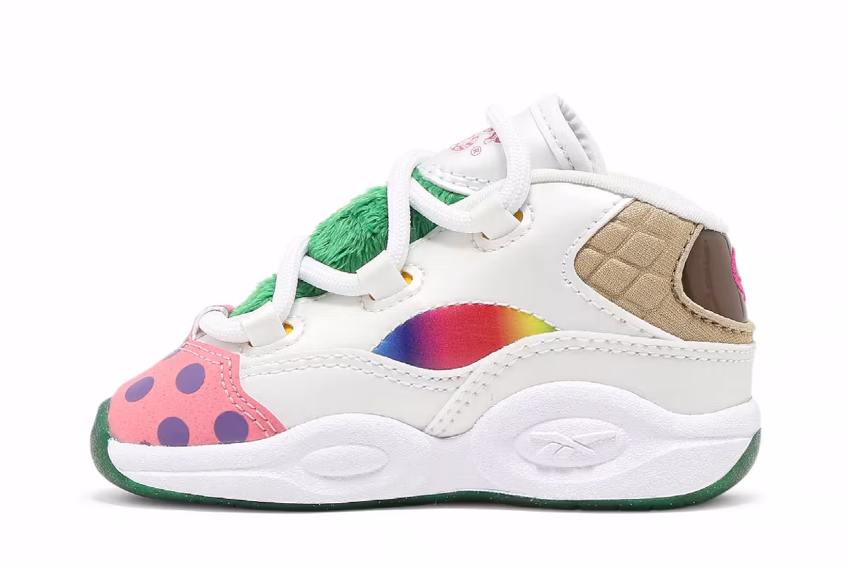Hasbro x Reebok Question Mid Toddler Candy Land, view 4