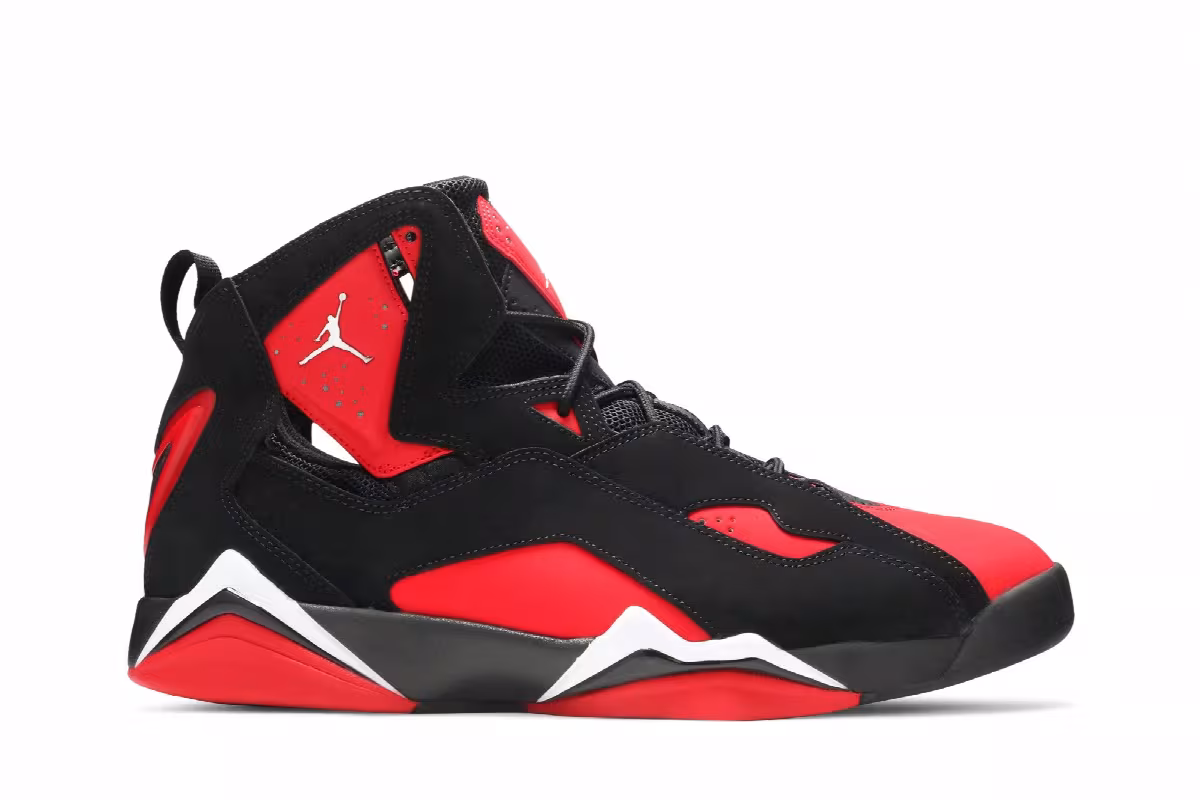 Air Jordan True Flight Black University Red, view 2