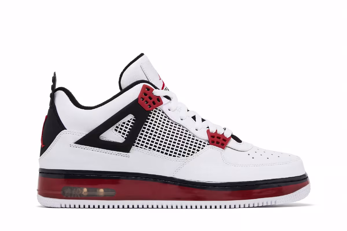 Air Jordan Fusion 4 Fire Red, view 2