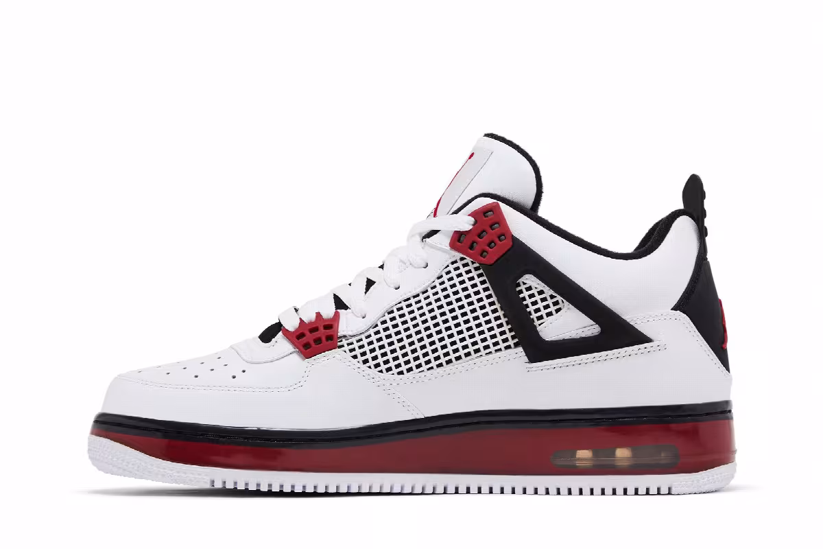 Air Jordan Fusion 4 Fire Red, view 4