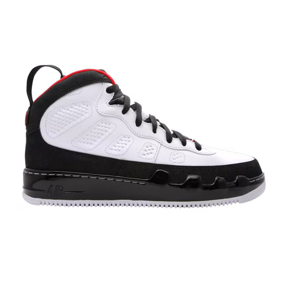 Air Jordan Fusion 9 White Black Red