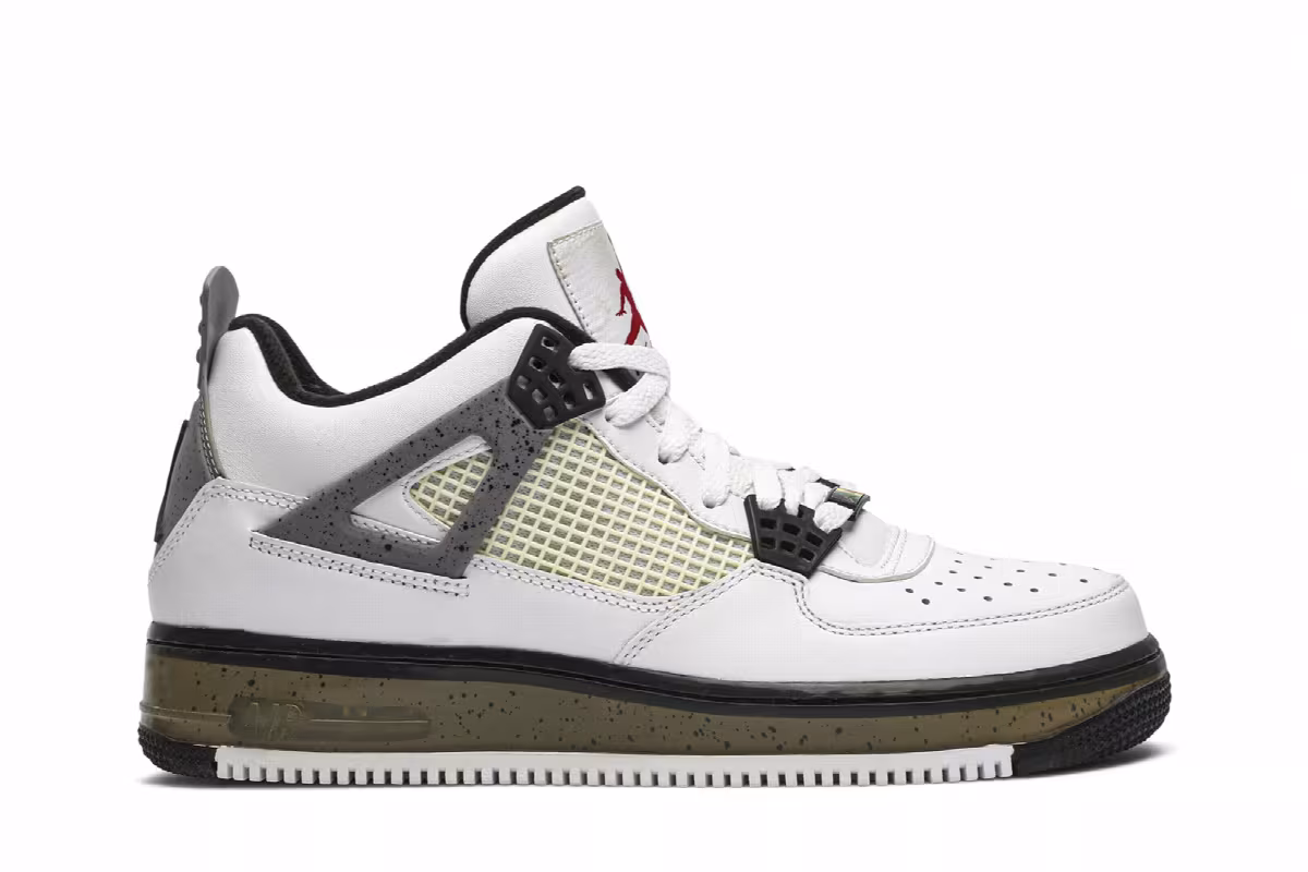 Air Jordan Fusion 4 White Cement, view 2