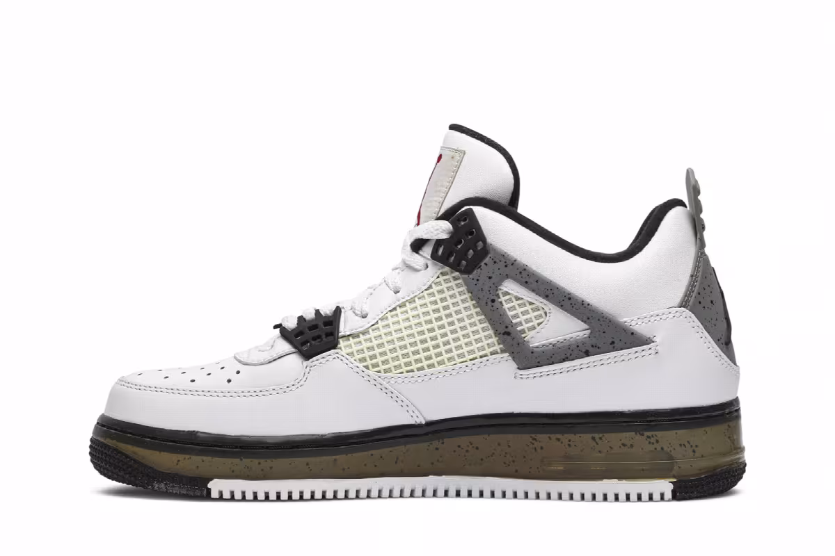 Air Jordan Fusion 4 White Cement, view 4
