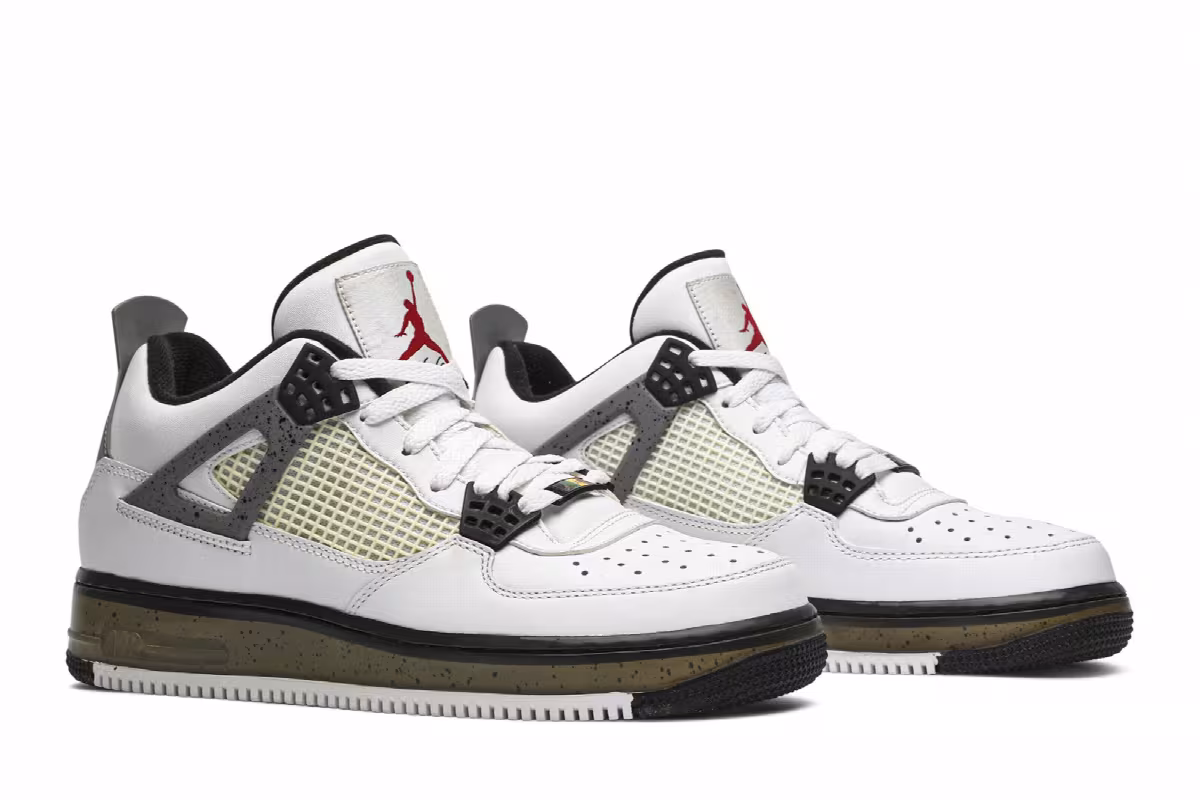 Air Jordan Fusion 4 White Cement, view 9