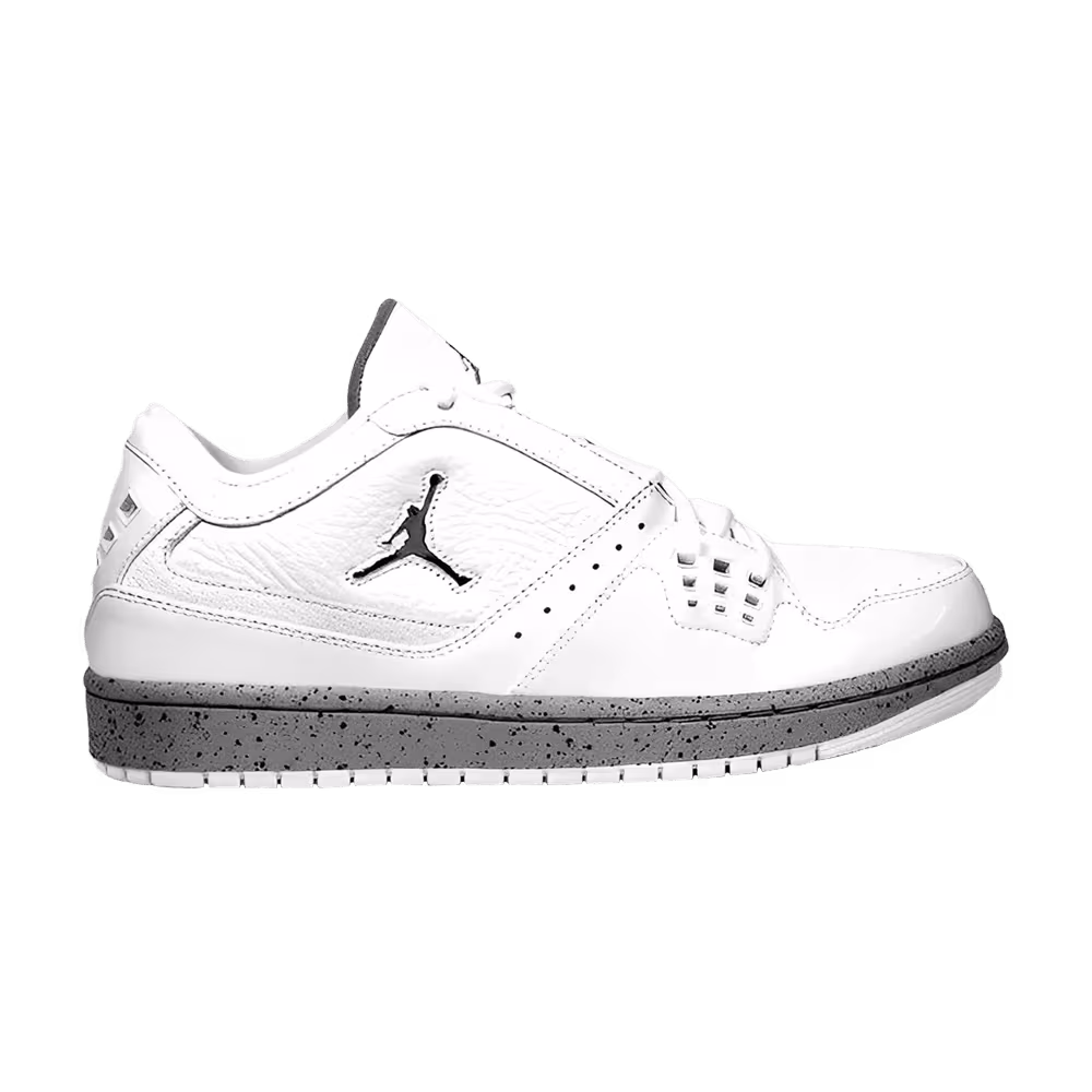 Air Jordan 1 Flight Low White Cement