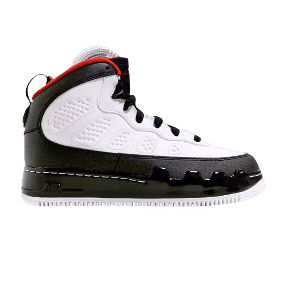 Air Jordan Fusion 9 GS White Black Red