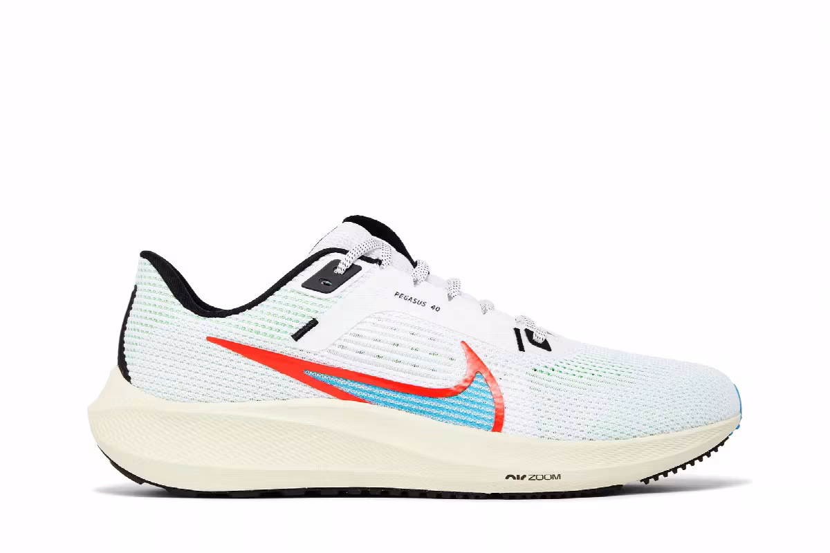 Nike Air Zoom Pegasus 40 SE White Multi-Color Mismatch, view 2