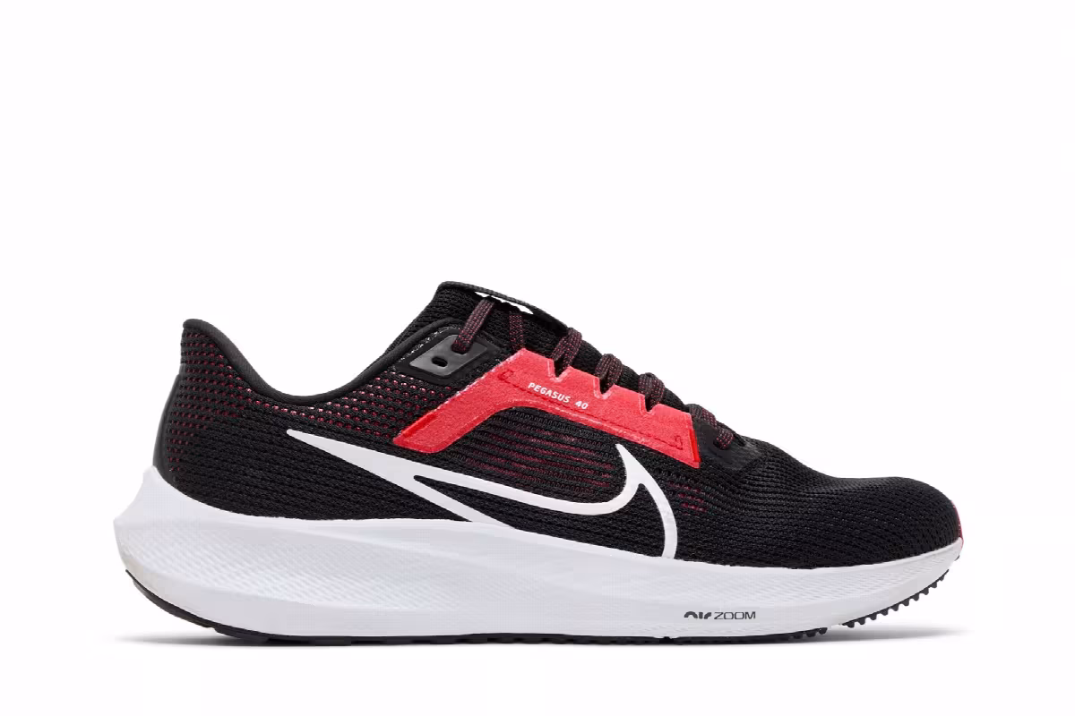 Nike Air Zoom Pegasus 40 Black Light Crimson, view 2