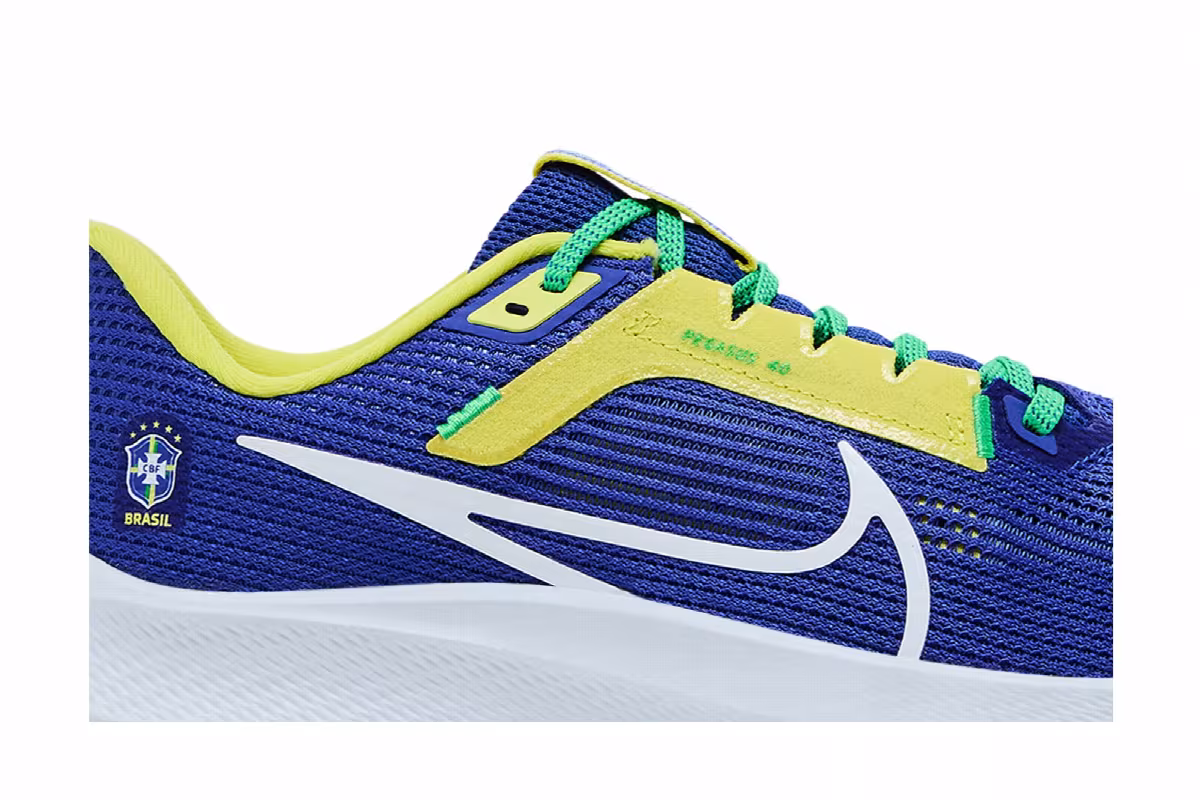 Nike Air Zoom Pegasus 40 Brazil CBF, view 3