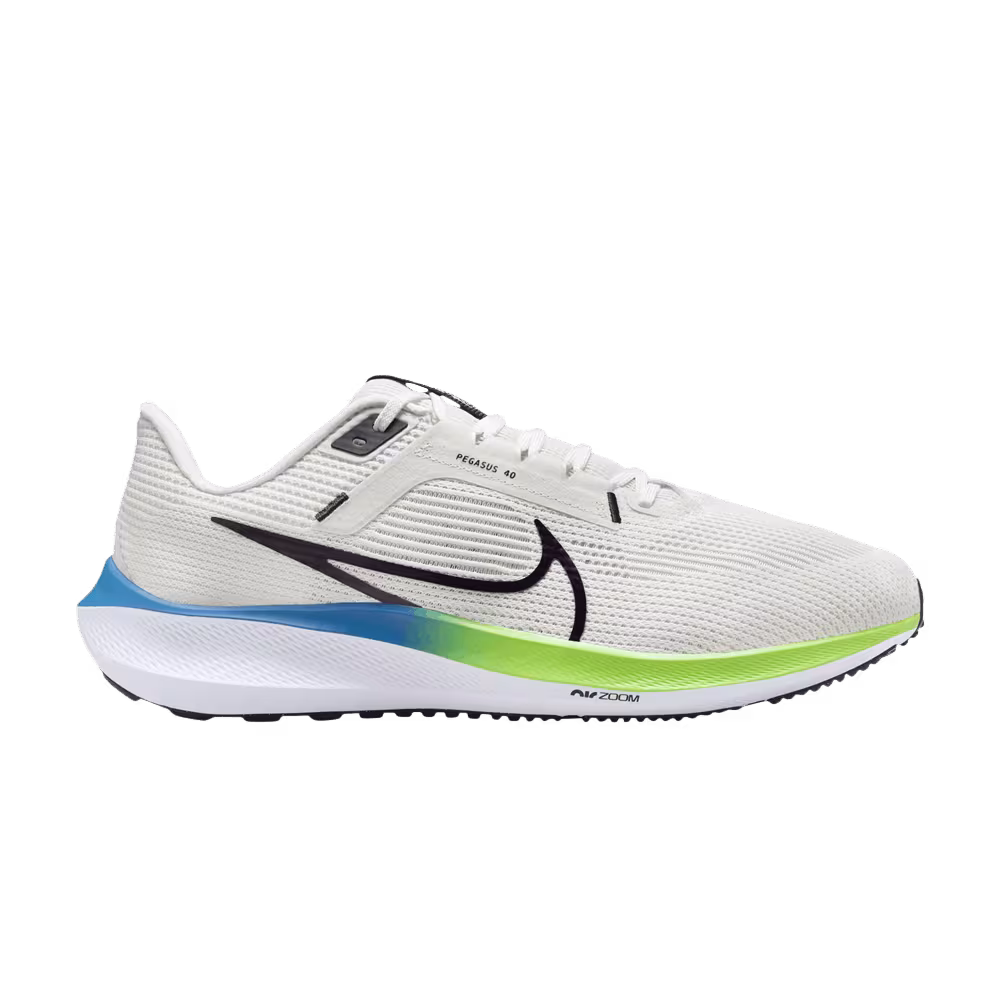 Nike Air Zoom Pegasus 40 Extra Wide Platinum Tint Green Strike