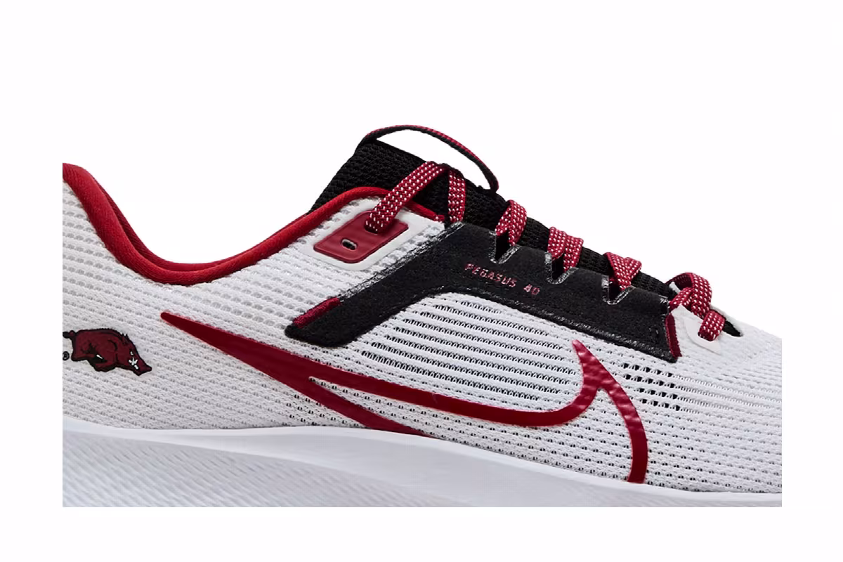 Nike Air Zoom Pegasus 40 Arkansas, view 3