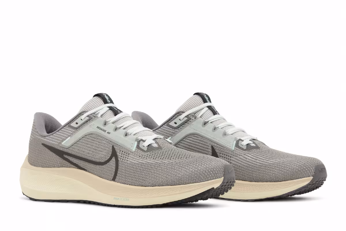 Nike Air Zoom Pegasus 40 Premium Light Iron Ore Flat Pewter, view 9