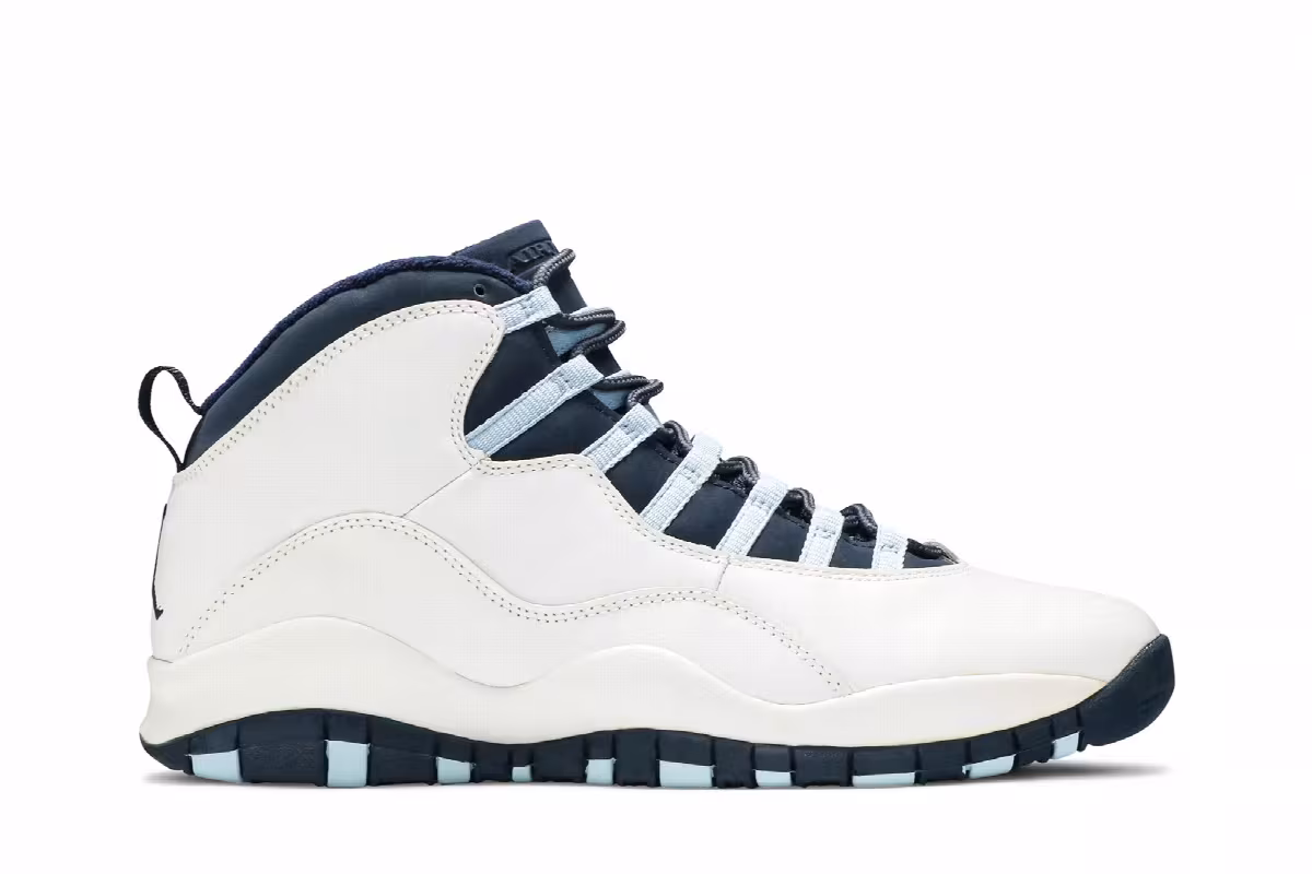 Air Jordan 10 Ice Blue 2005, view 2