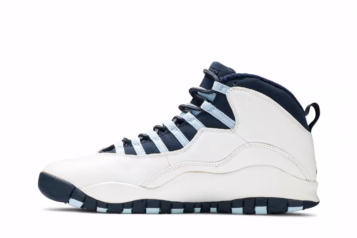 Air Jordan 10 Ice Blue 2005, view 4
