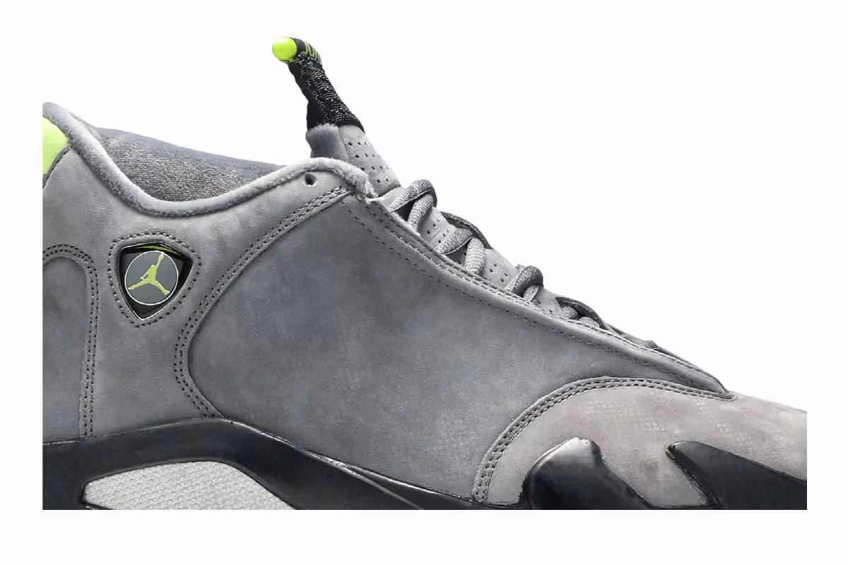 Air Jordan 14 Graphite Chartreuse, view 3
