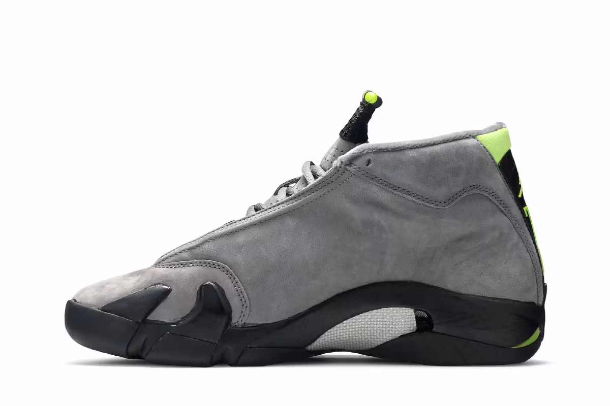 Air Jordan 14 Graphite Chartreuse, view 4