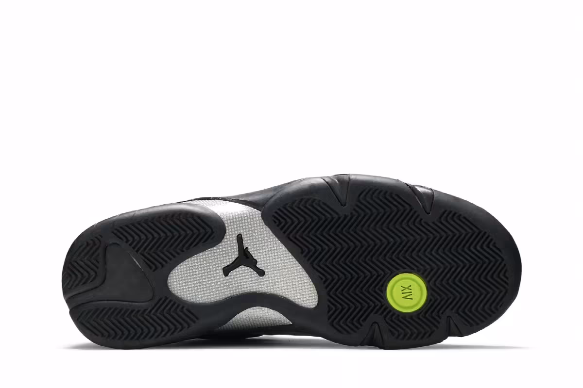 Air Jordan 14 Graphite Chartreuse, view 5