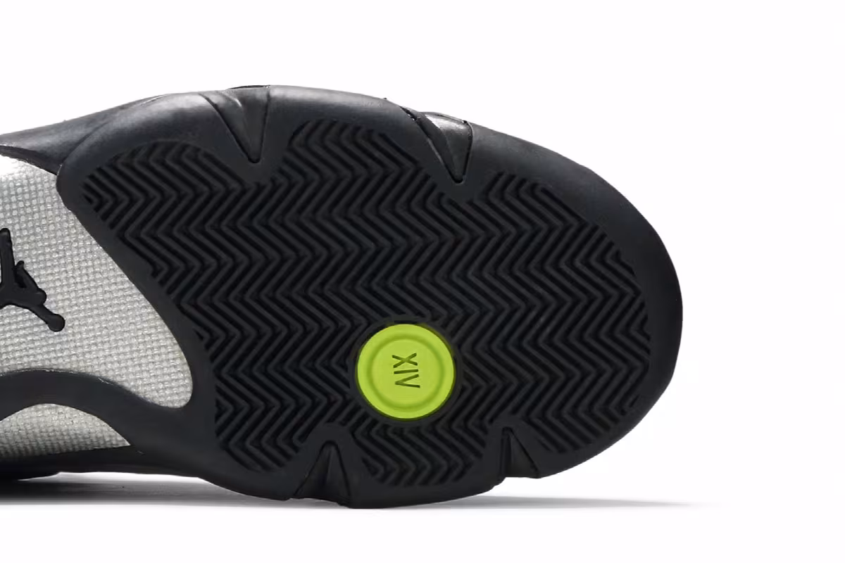 Air Jordan 14 Graphite Chartreuse, view 6