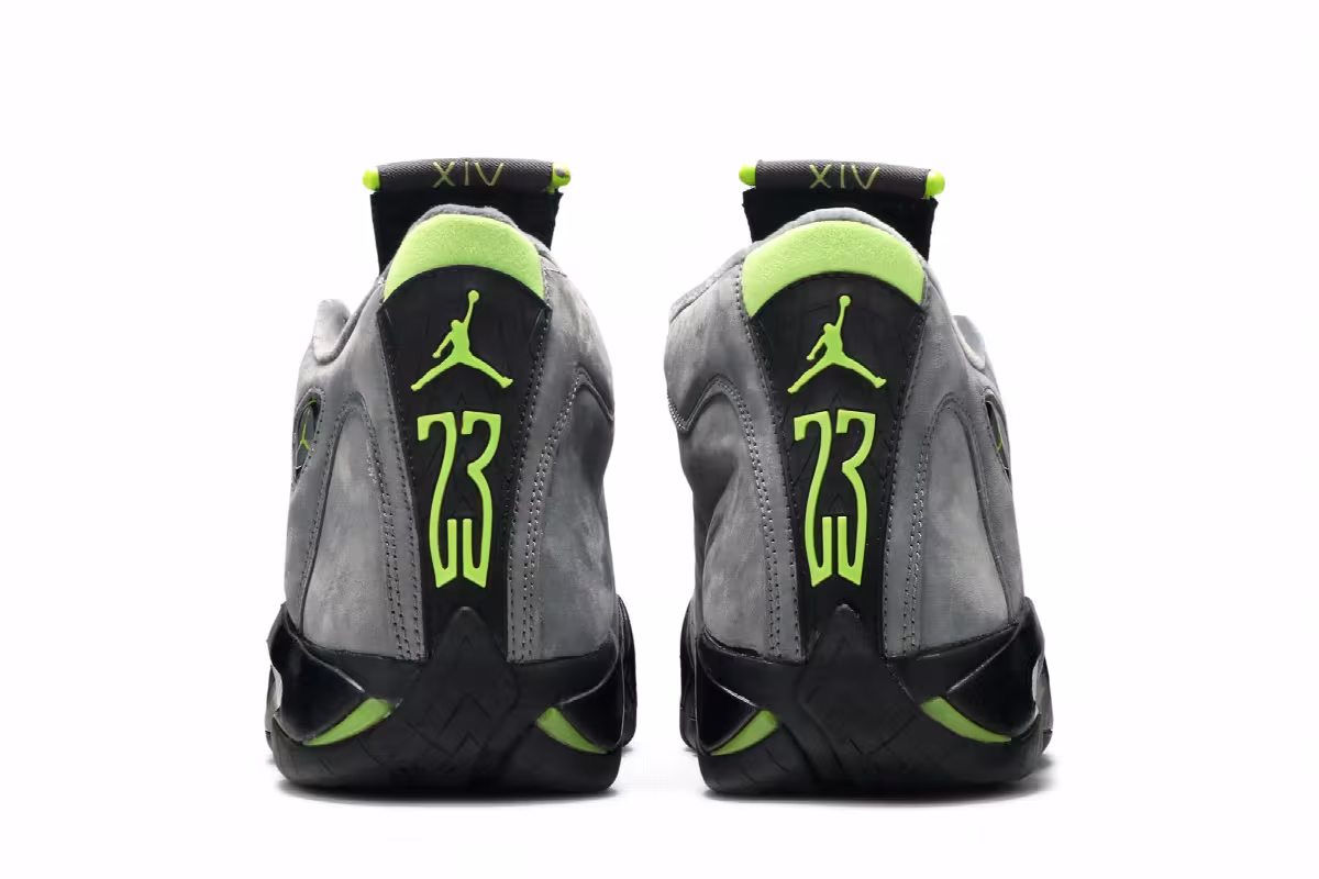 Air Jordan 14 Graphite Chartreuse, view 7
