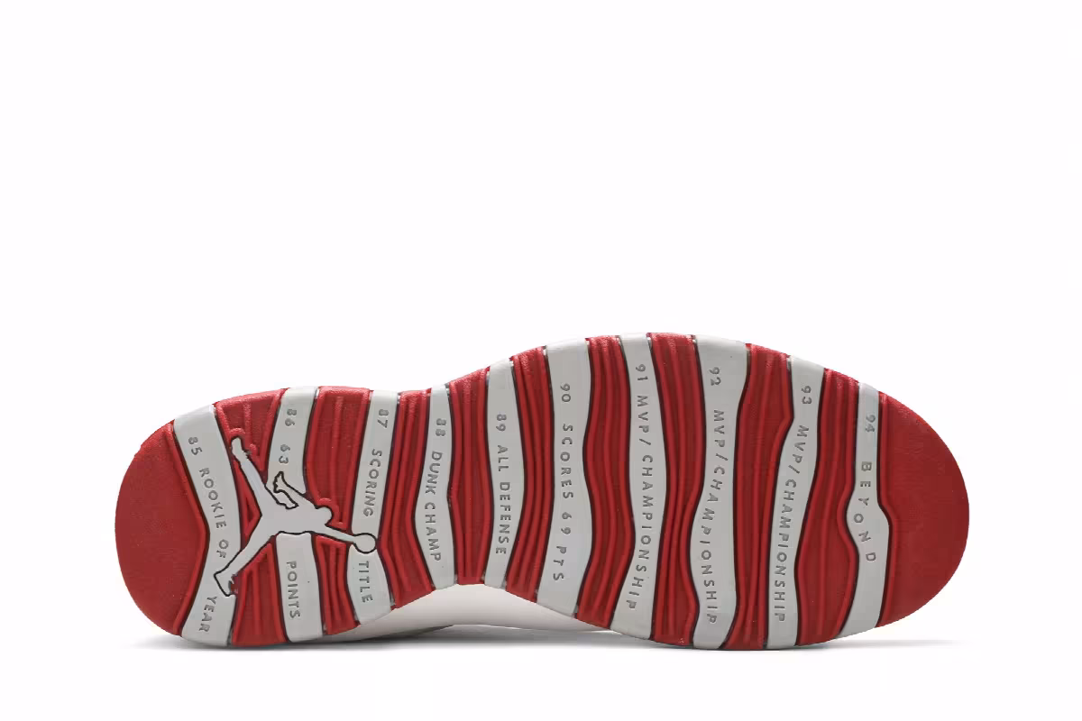 Air Jordan 10 Red Steel 2005, view 5