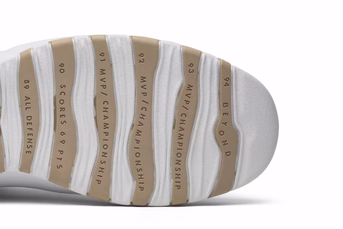 Air Jordan 10 Linen 2005, view 6