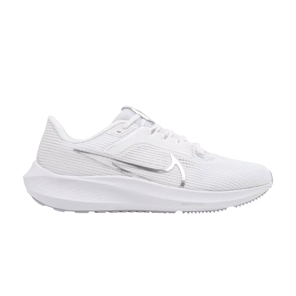 Nike Women's Air Zoom Pegasus 40 White Metallic Silver
