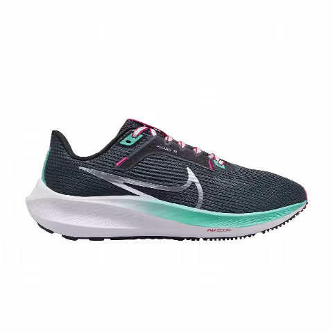 Nike Wmns Air Zoom Pegasus 40 Wide 'Deep Jungle Metallic Silver'