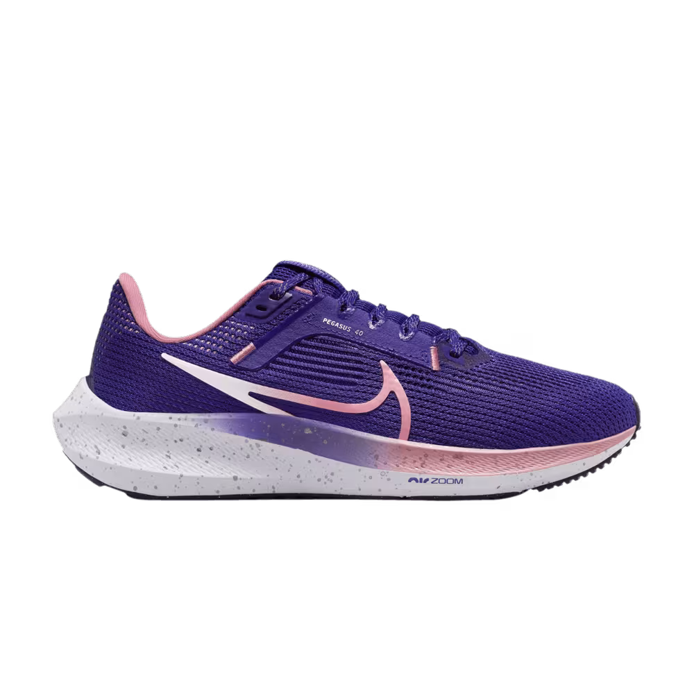 Nike Women's Air Zoom Pegasus 40 Court Purple Coral Chalk