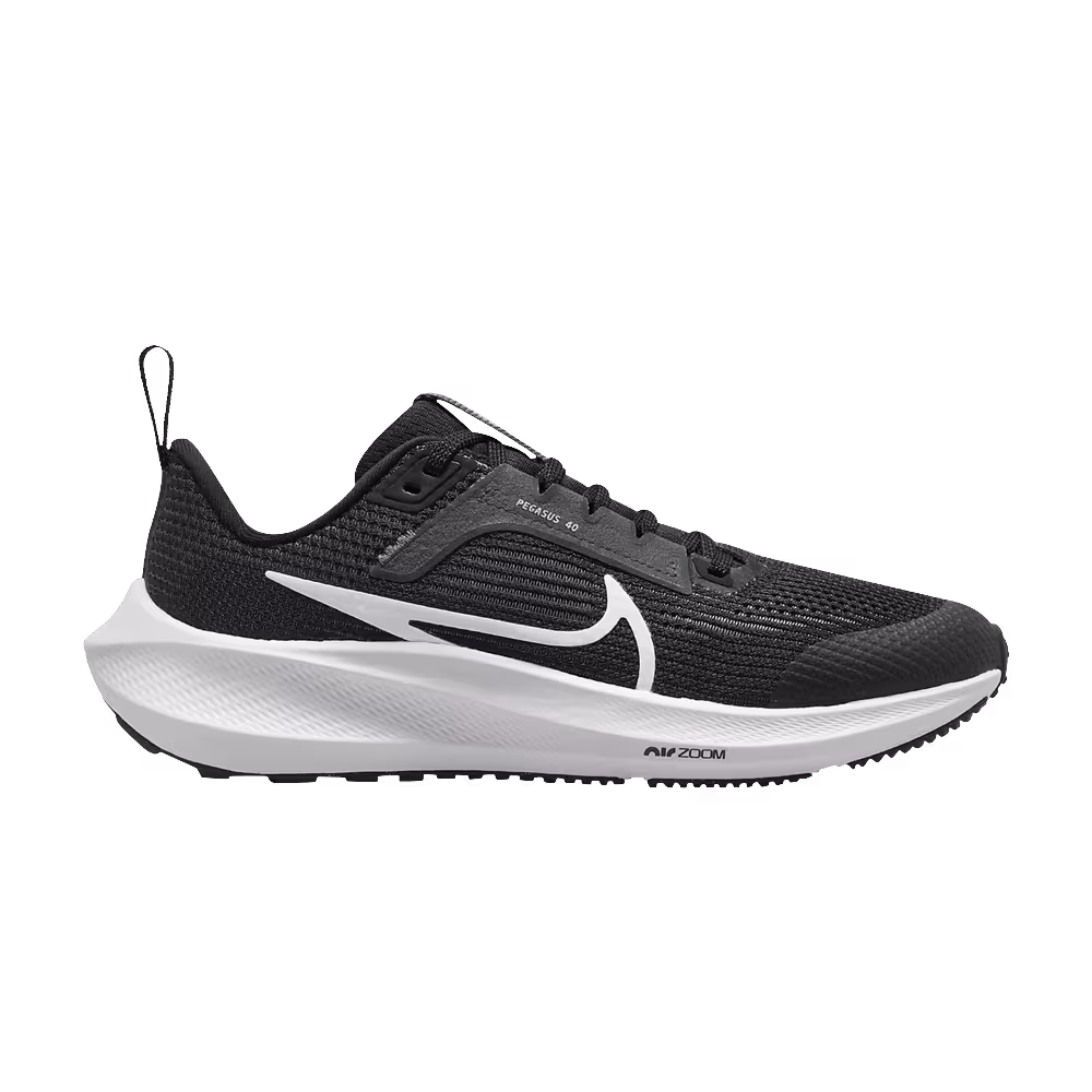 Nike Air Zoom Pegasus 40 GS Black White