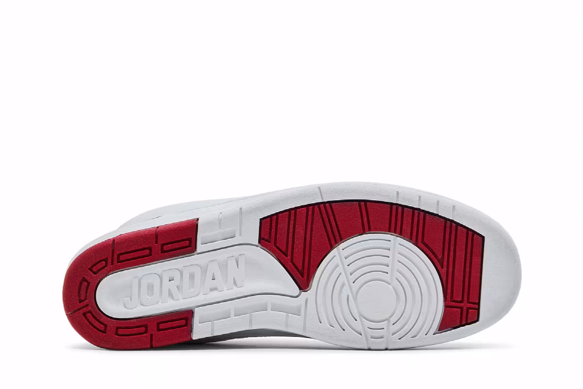 Air Jordan 2 Low White Varsity Red, view 5