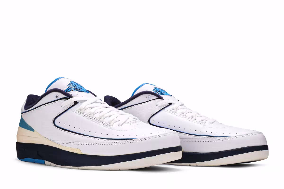 Air Jordan 2 Low Midnight Navy, view 9