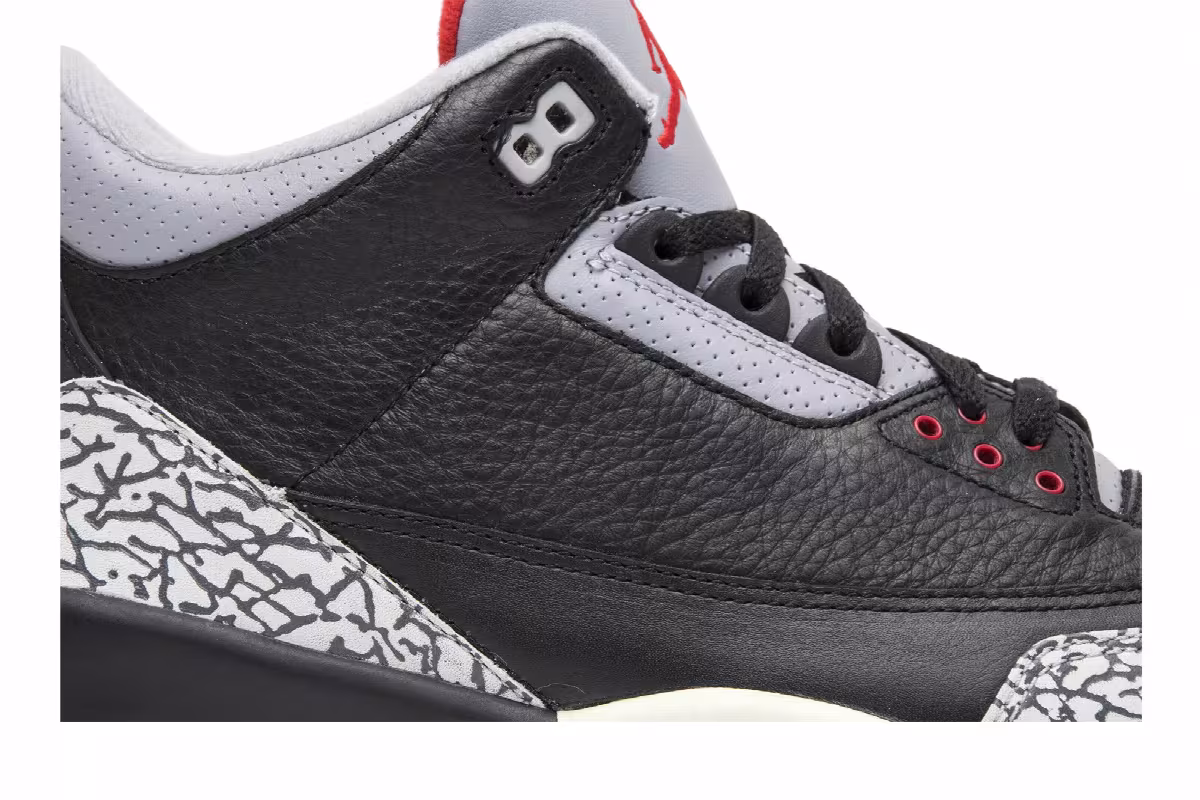 Air Jordan 3 Black Cement 2001, view 3