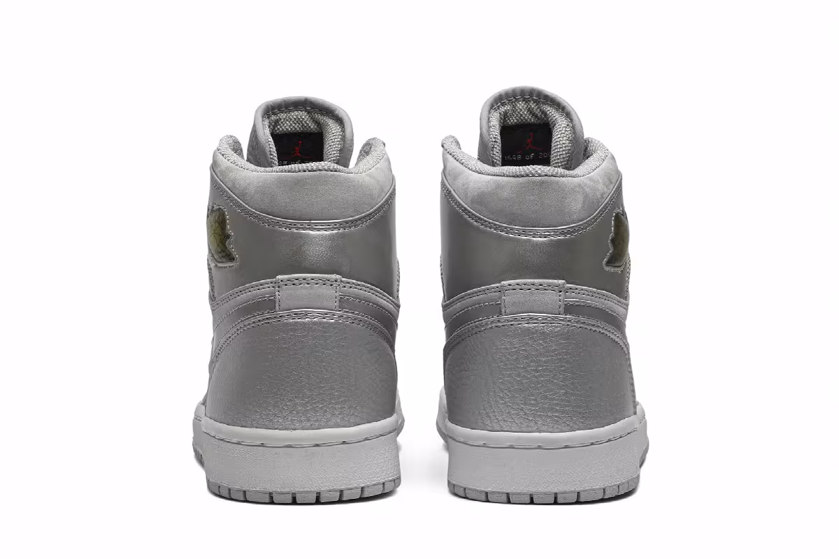 Air Jordan 1 CO.JP Metallic Silver 2001, view 7