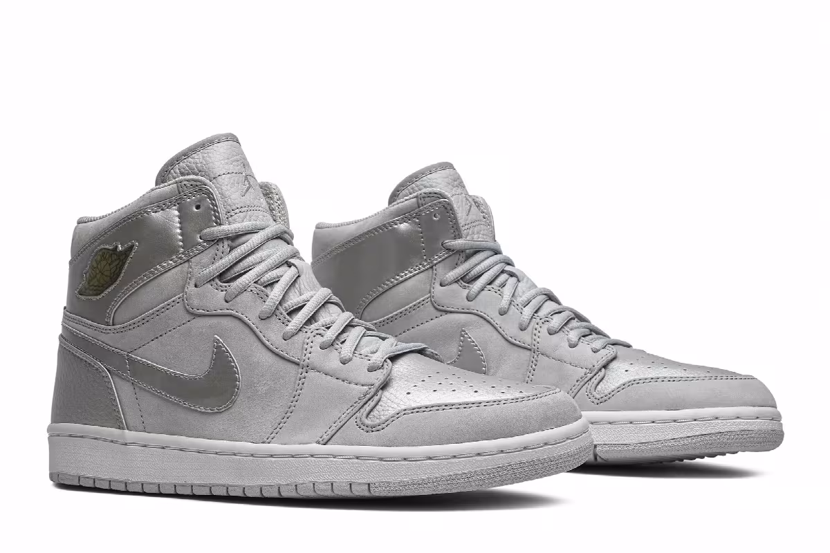 Air Jordan 1 CO.JP Metallic Silver 2001, view 9