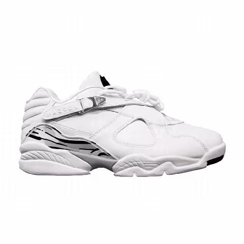 Air Jordan 8 Retro Low 'White Metallic Silver' 2003