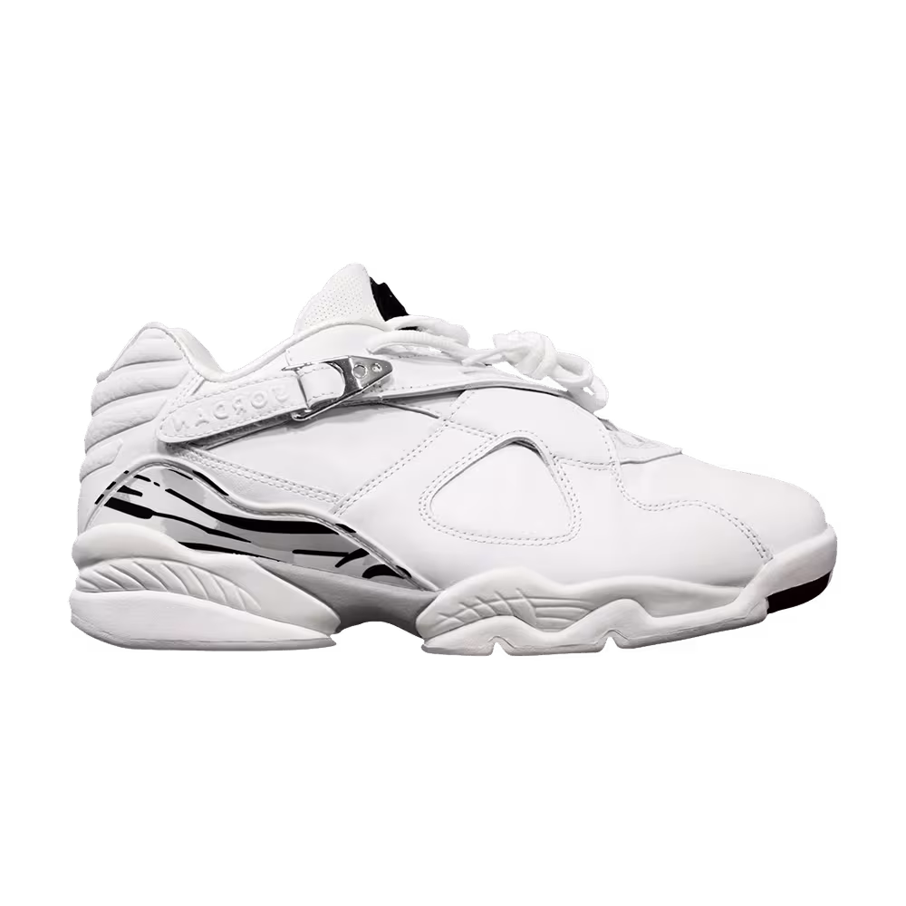 Air Jordan 8 Low White Metallic Silver 2003