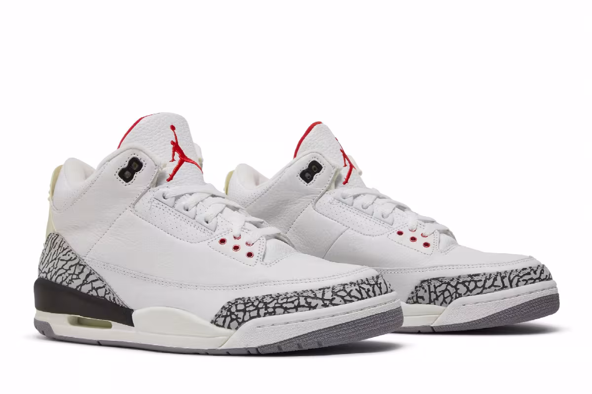 Air Jordan 3 White Cement 2003, view 9