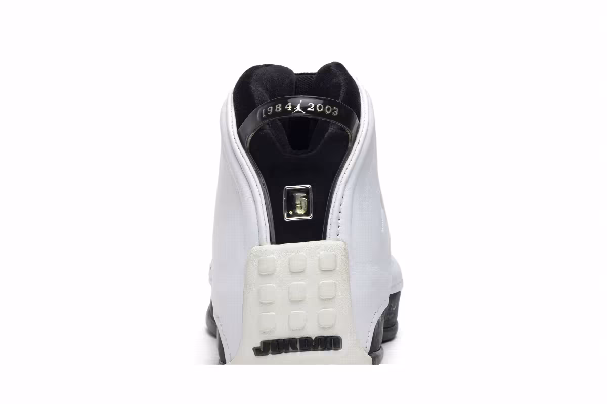 Air Jordan 18.5 OG White Black Chrome, view 8