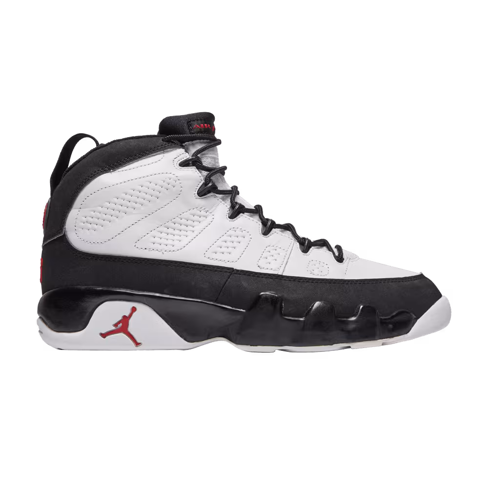Air Jordan 9 White Black Red 2002