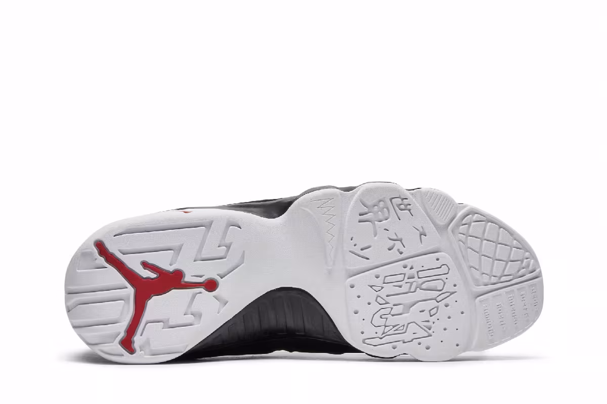 Air Jordan 9 White Black Red 2002, view 5