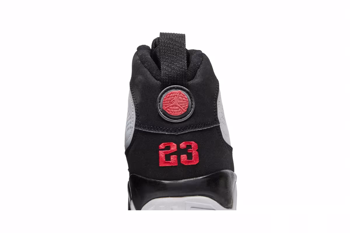Air Jordan 9 White Black Red 2002, view 8