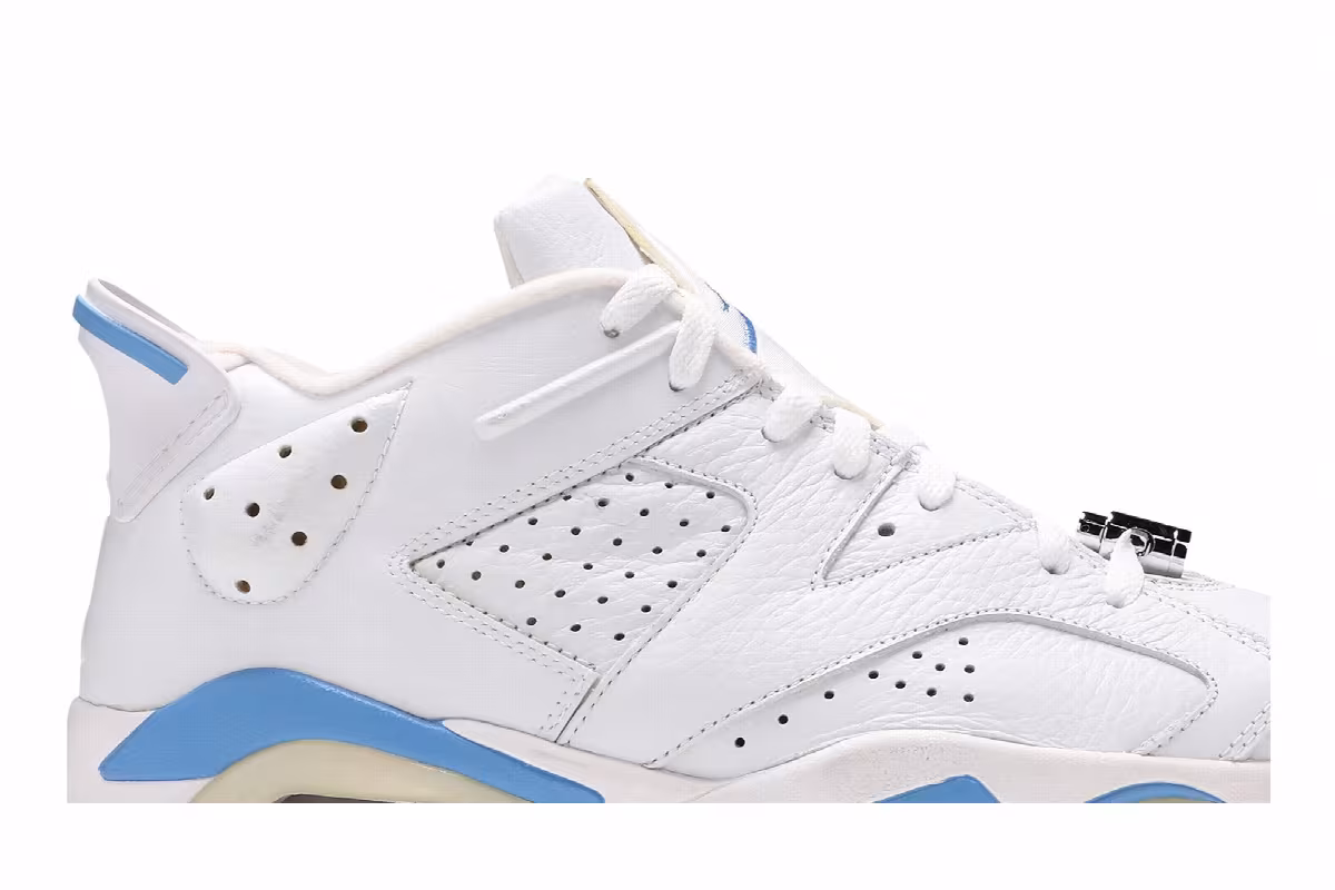 Air Jordan 6 Low University Blue, view 3