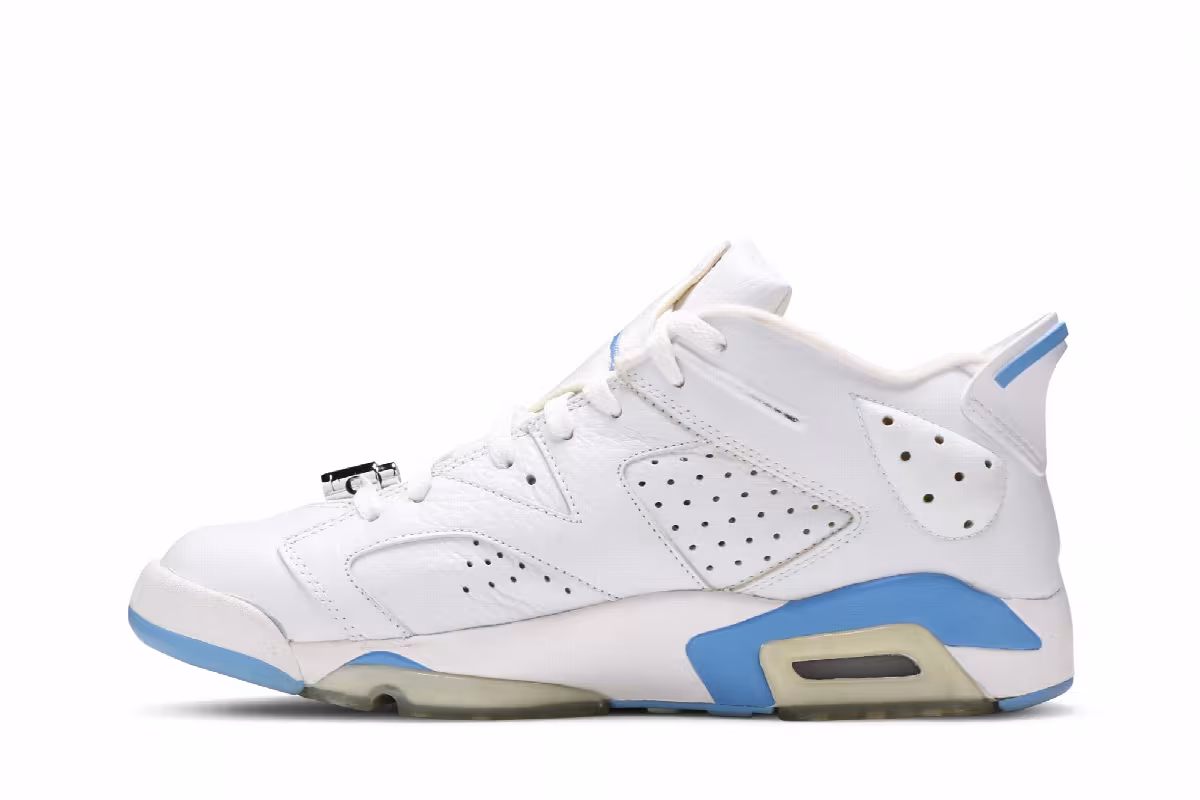 Air Jordan 6 Low University Blue, view 4