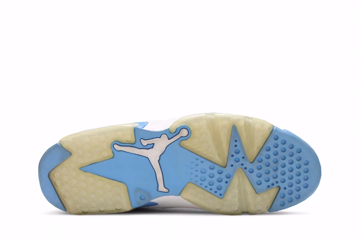 Air Jordan 6 Low University Blue, view 5