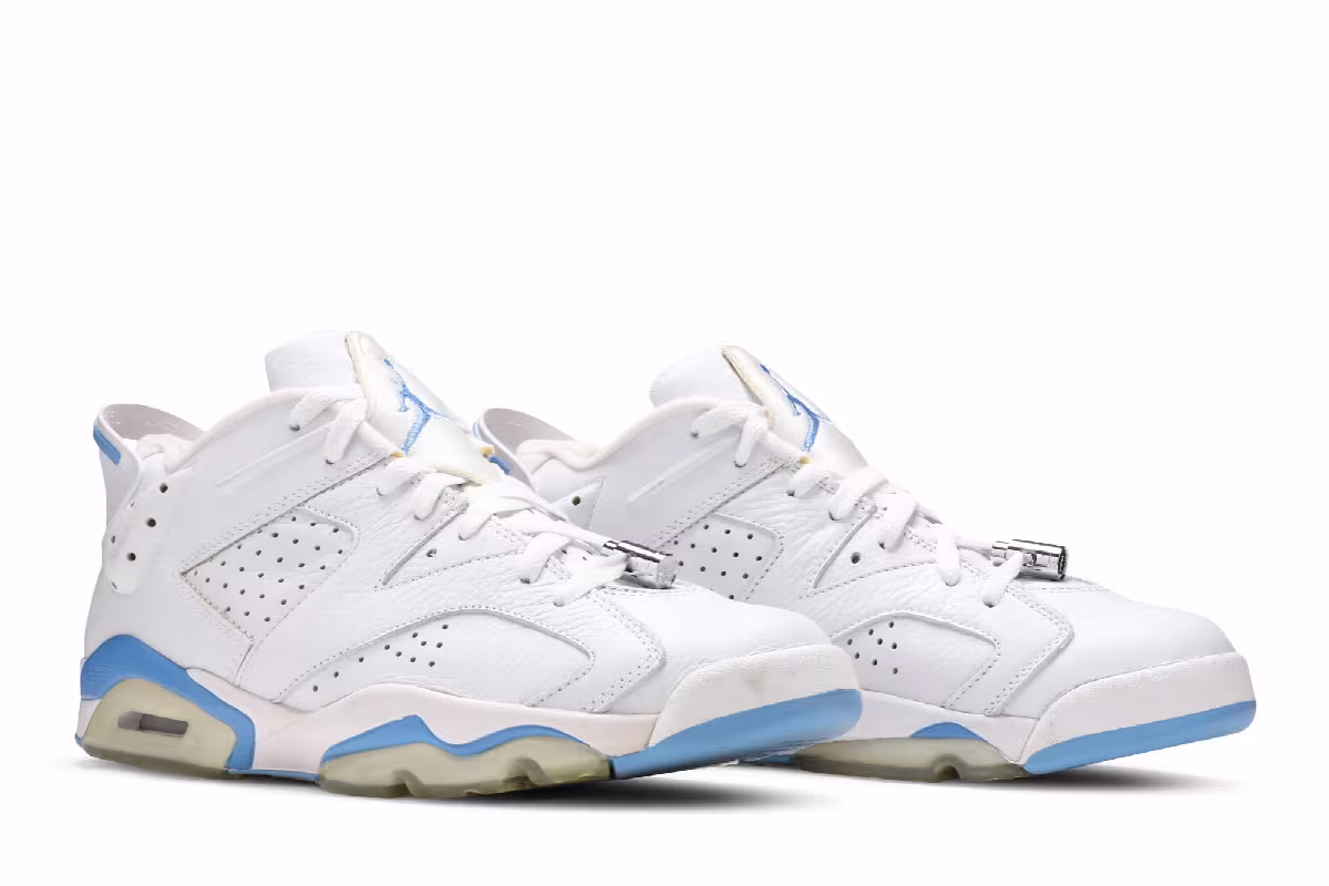Air Jordan 6 Low University Blue, view 9