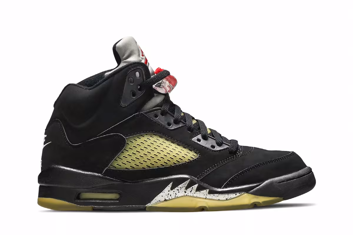 Air Jordan 5 Black Metallic 2000, view 2