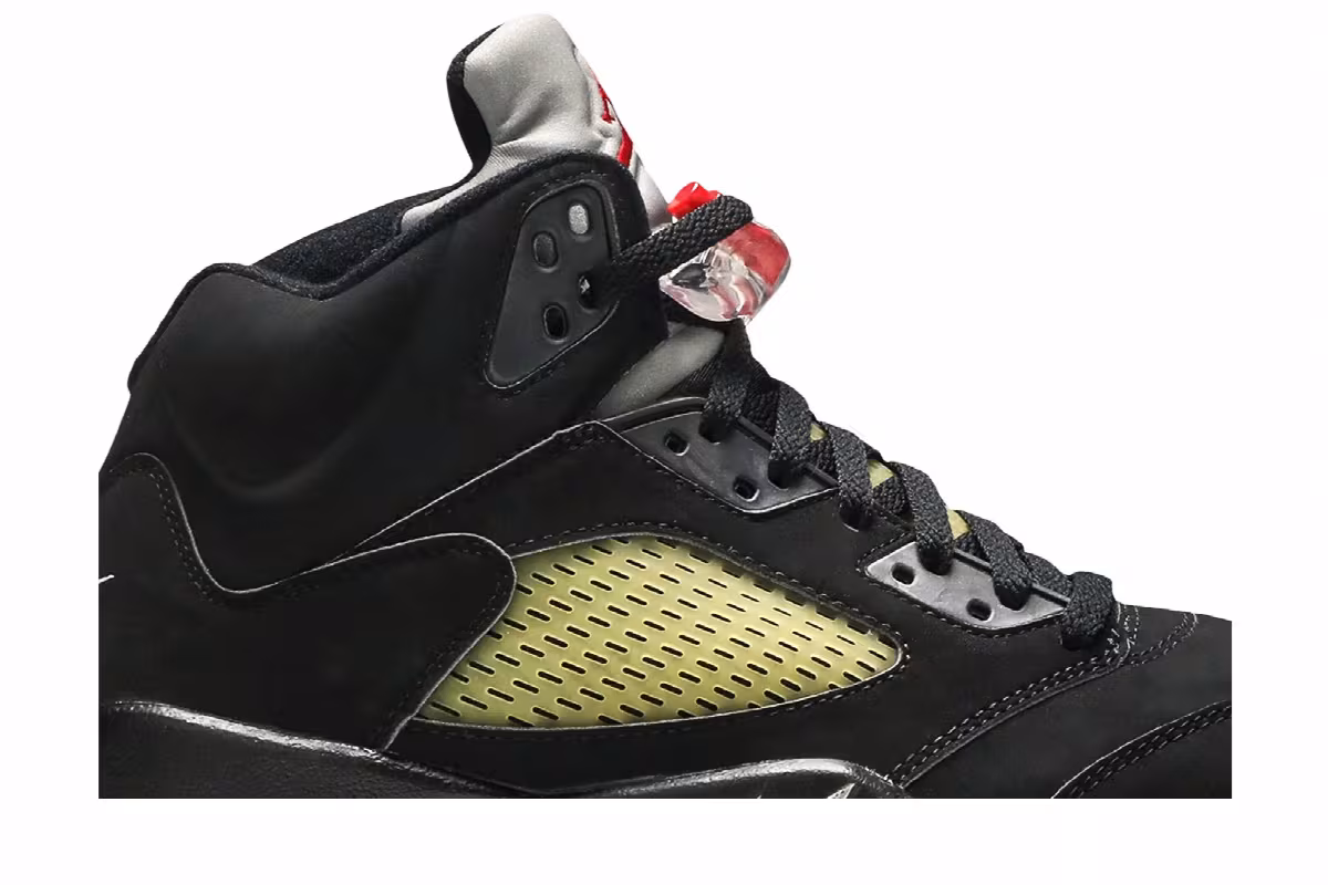 Air Jordan 5 Black Metallic 2000, view 3