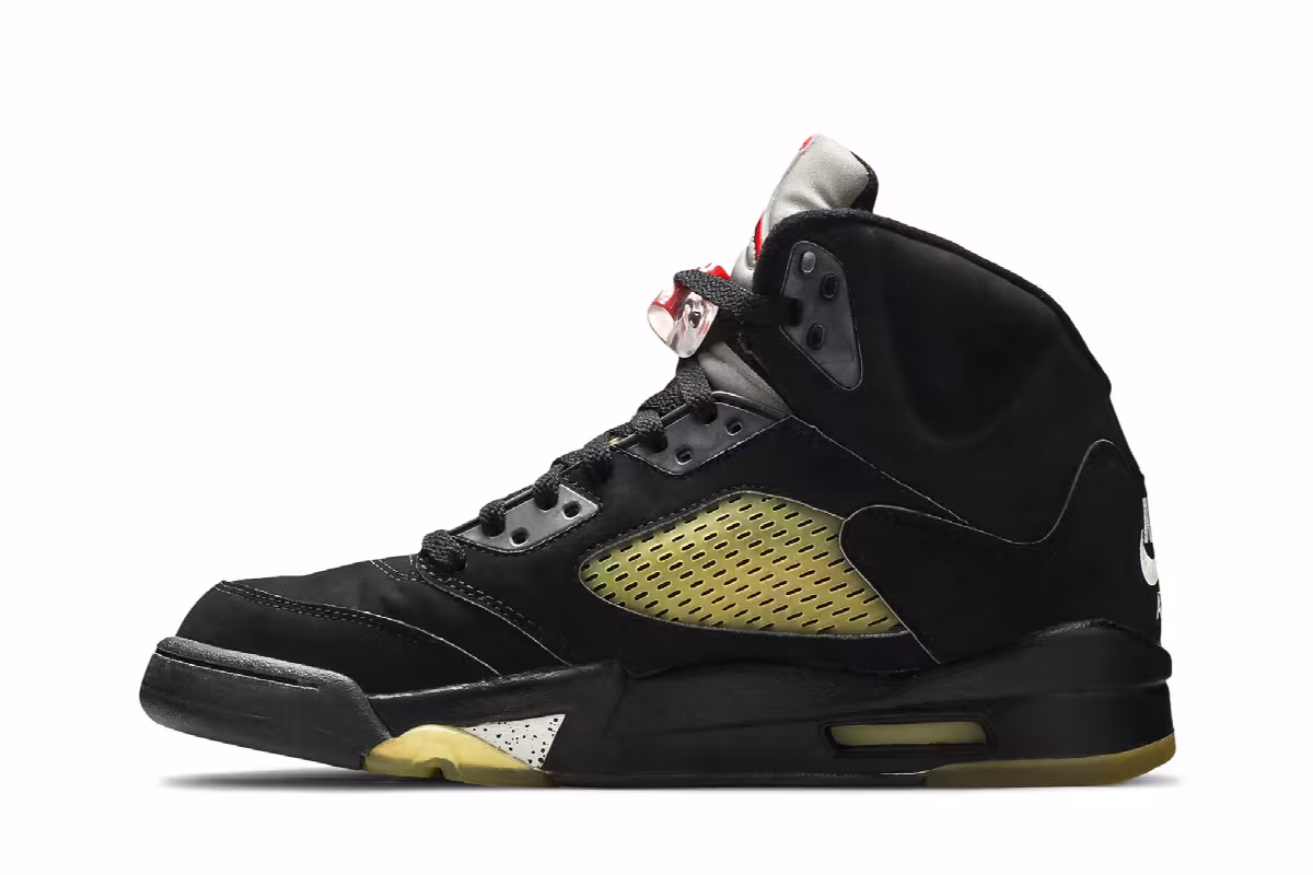 Air Jordan 5 Black Metallic 2000, view 4