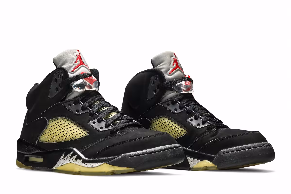 Air Jordan 5 Black Metallic 2000, view 9