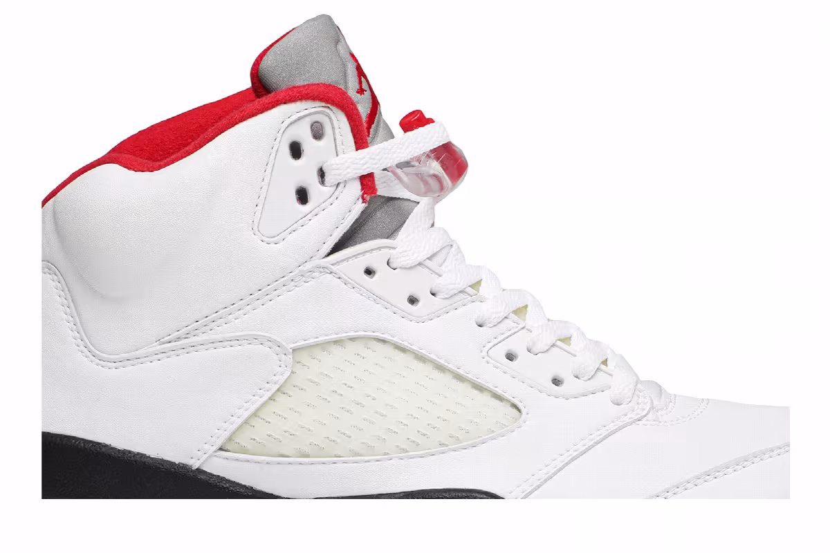Air Jordan 5 White Fire Red 2000, view 3